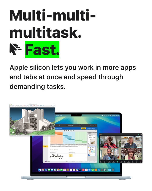 Multi-multi-multitask. Fast. With great power comes great security.