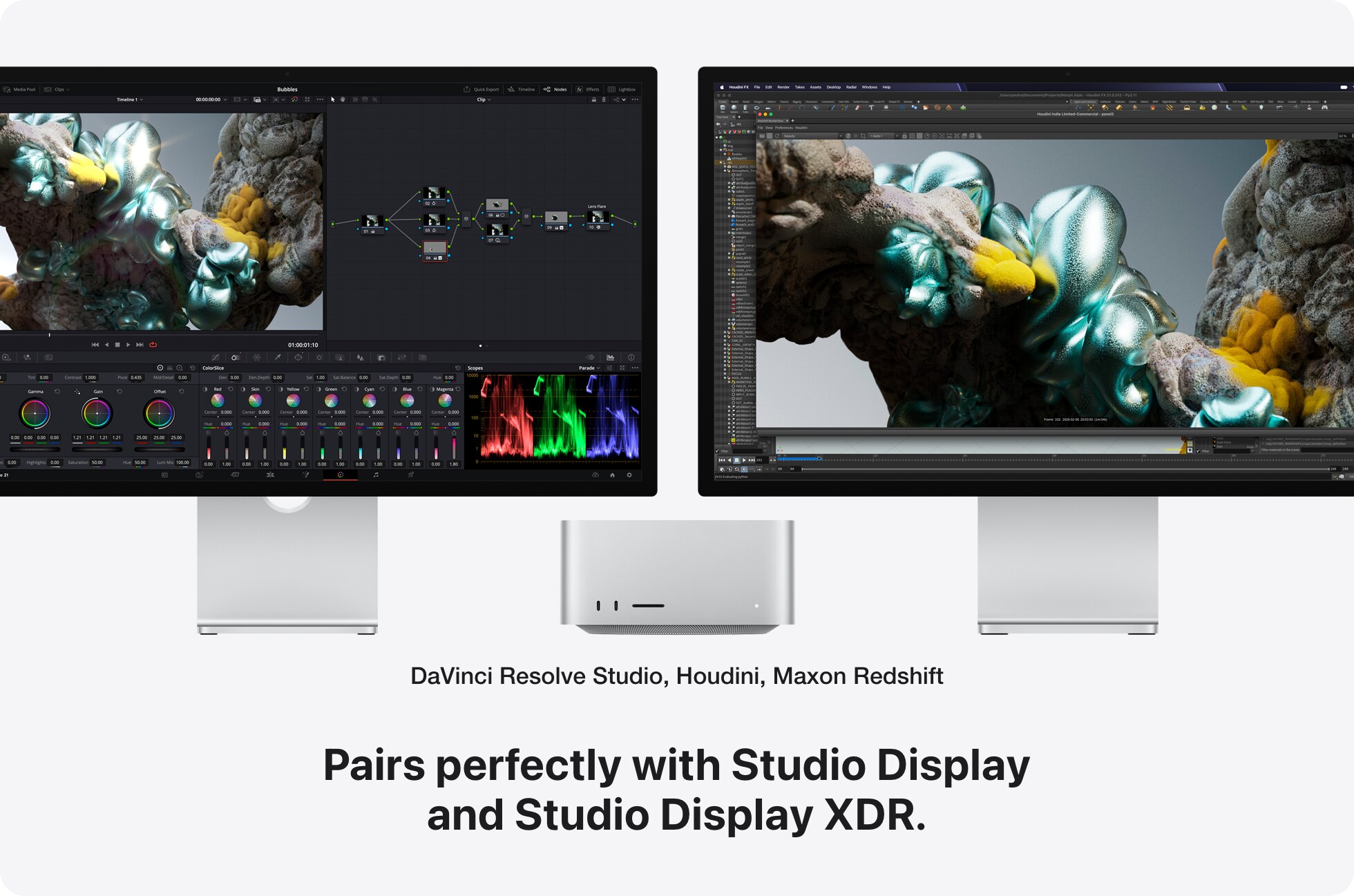 Pairs perfectly with Studio Display and Studio Display XDR.