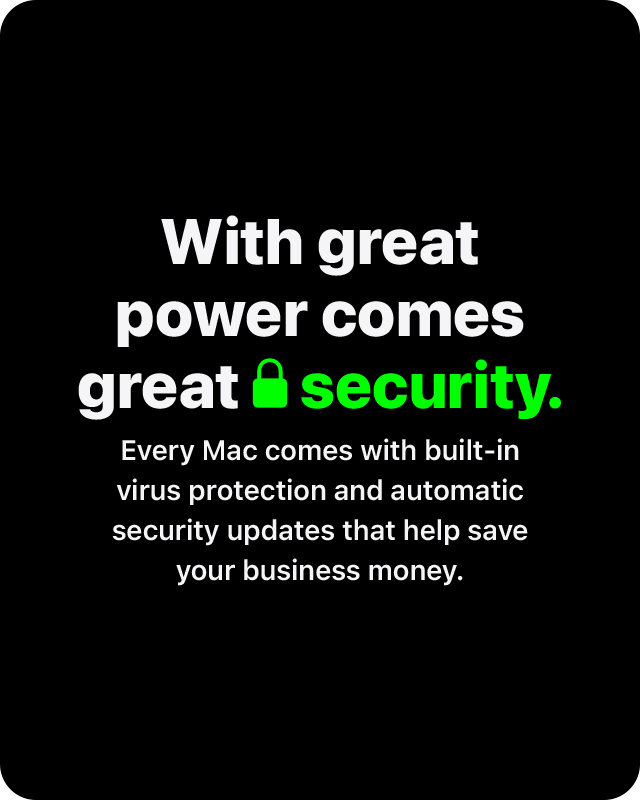 Multi-multi-multitask. Fast. With great power comes great security.