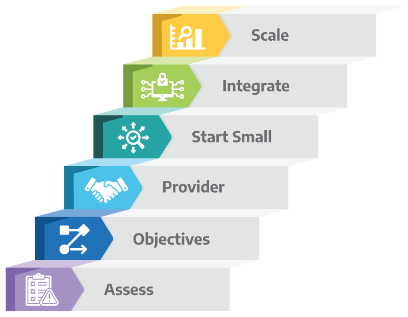 Graphic of Implementation Roadmap Steps