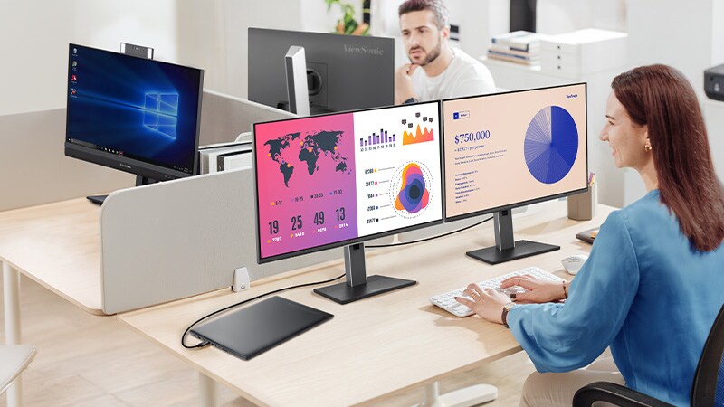 ViewSonic USB-C Docking Monitors 