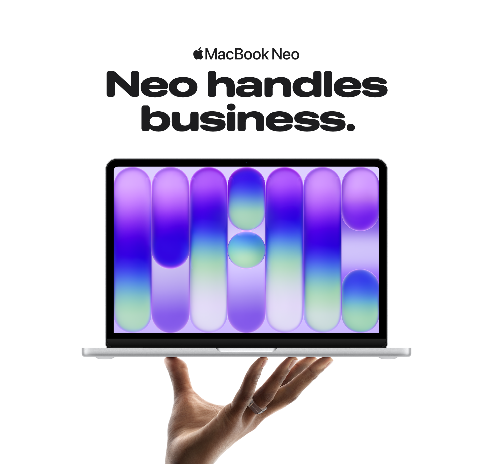 MacBook Neo - Neo handles business.