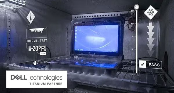 Dell Rugged Laptop in Extreme Temperature