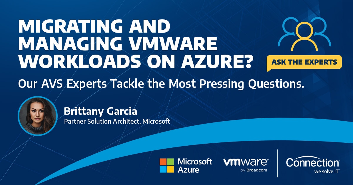 Avs Connection Ask the Experts: Azure VMware Solution (AVS) - Connection