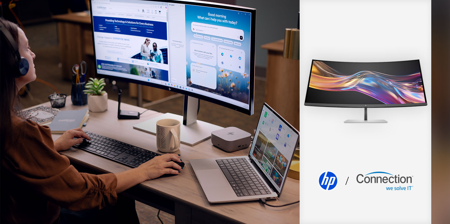 HP 37.5" Series 7 Pro 738pu WQHD+ Curved Ultrawide Monitor